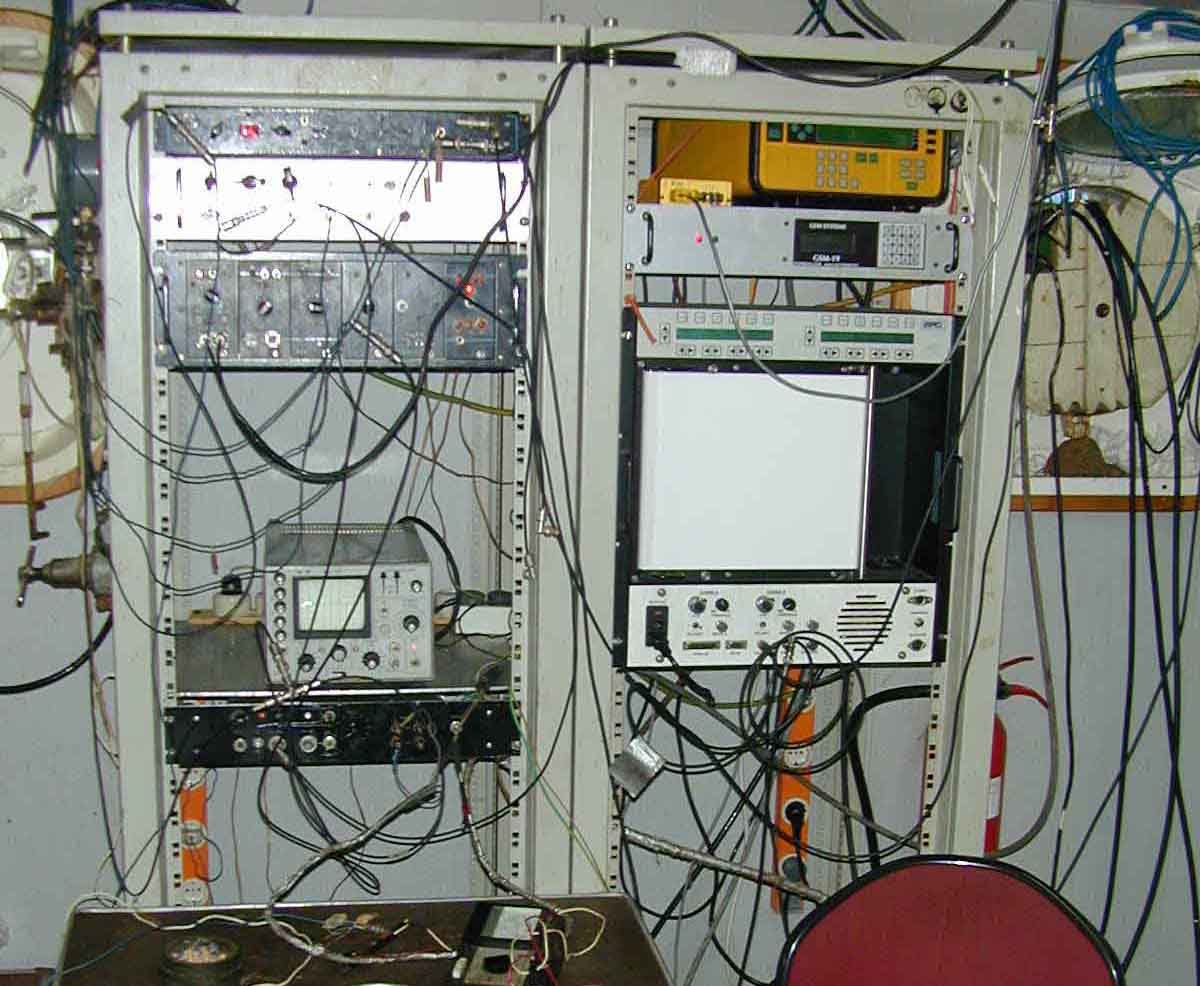 Analog block of seismic station